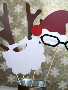 Holiday photo booth props Holiday photo booth props