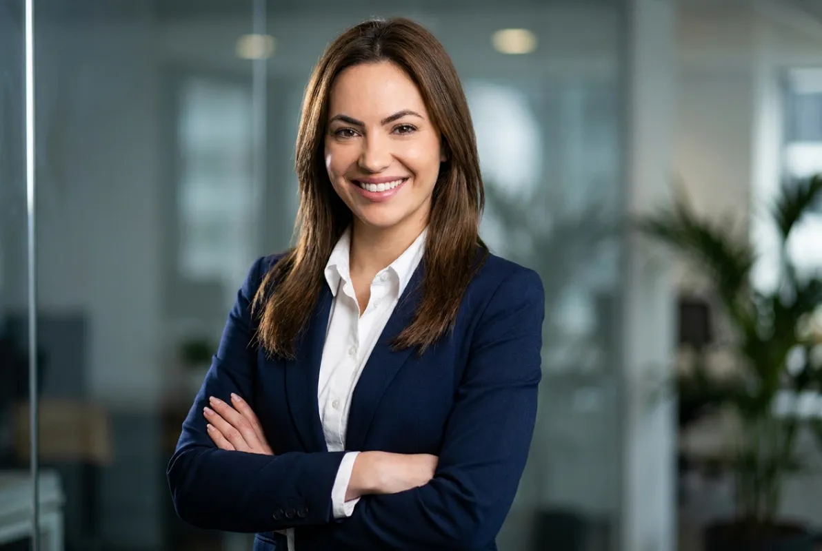 AI photo transformation: professional headshot