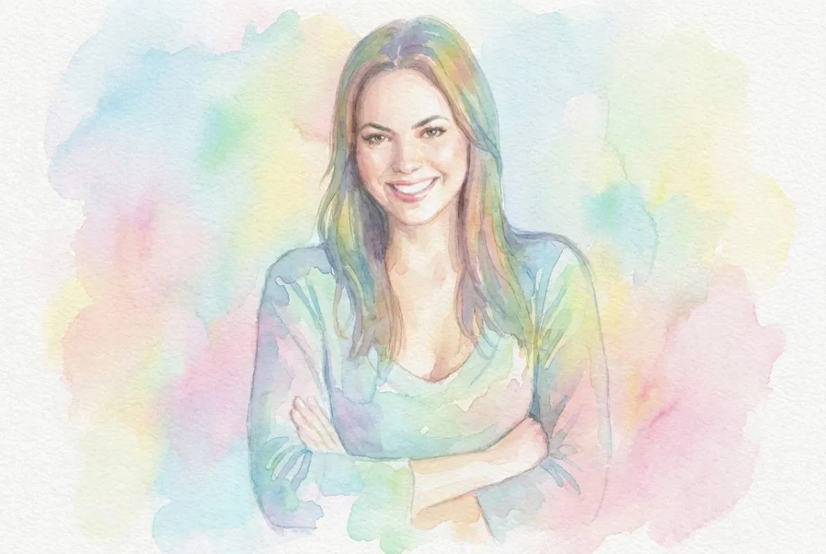 AI photo transformation: watercolor painting