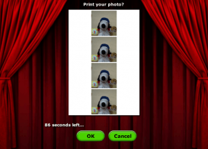 Sparkbooth print prompt screen
